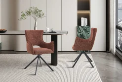 Rousseau Esszimmerstuhl Billy - 58x60x88cm - drehbar -