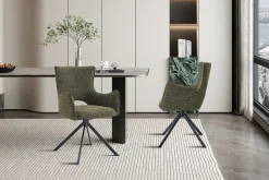 Rousseau Esszimmerstuhl Billy - 58x60x88cm - drehbar -