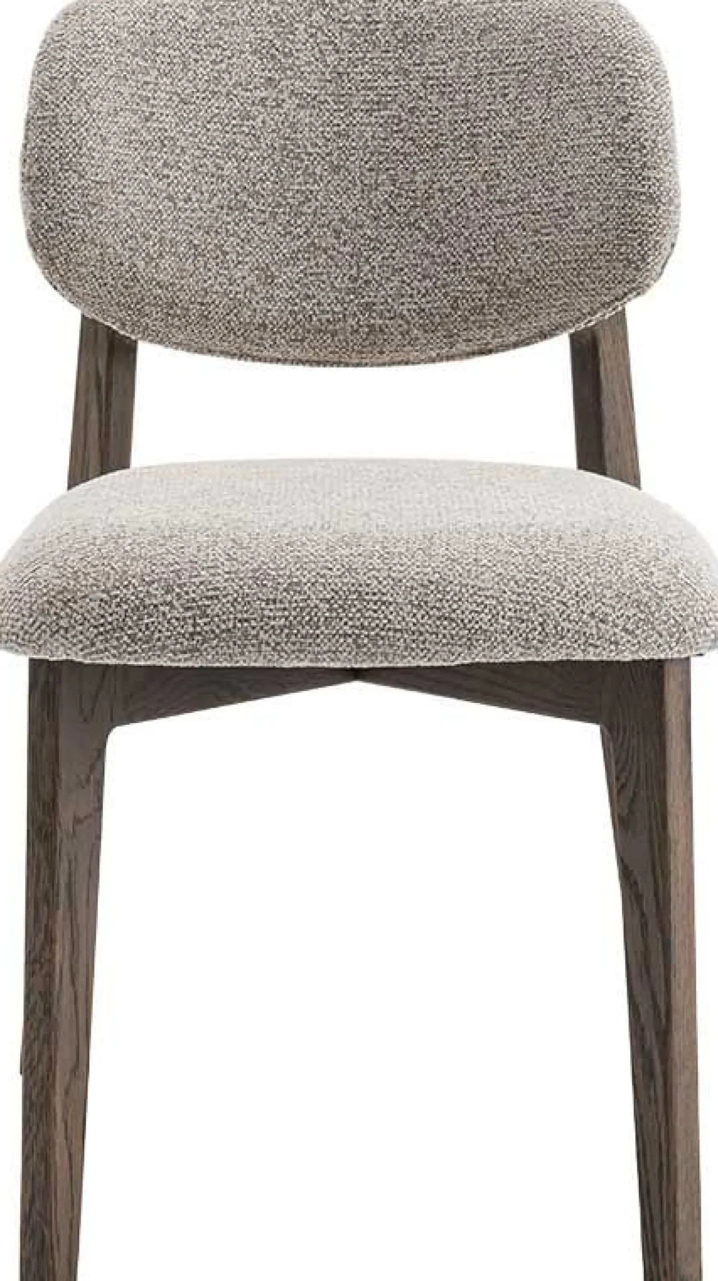 Rousseau Esszimmerstuhl Carmen - 48x59x83,5cm - Räuchereiche/beiger Stoff