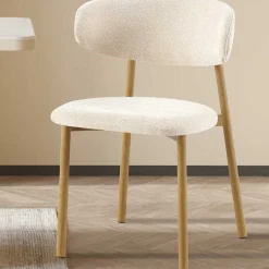 Rousseau Esszimmerstuhl Coco - 53x52x78cm - Metall/r Stoff