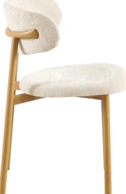 Rousseau Esszimmerstuhl Coco - 53x52x78cm - Metall/r Stoff