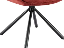 Rousseau Esszimmerstuhl Morris - 48x59.5x90cm - drehbar - er Stoff