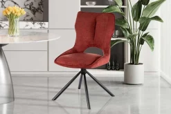 Rousseau Esszimmerstuhl Morris - 48x59.5x90cm - drehbar - er Stoff