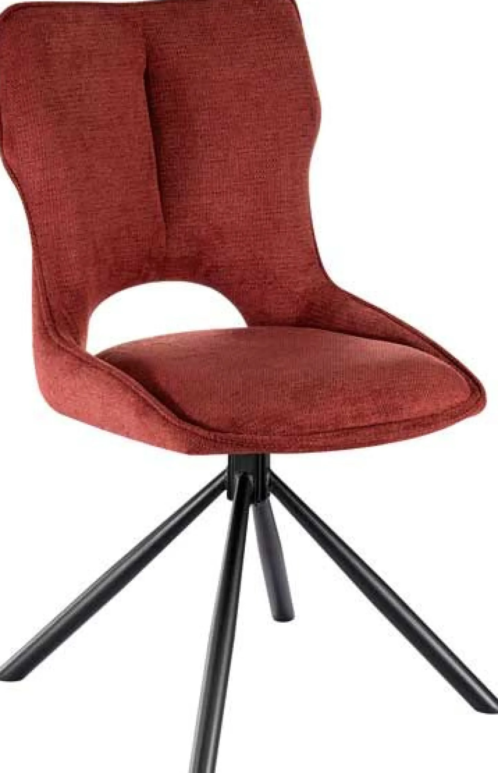 Rousseau Esszimmerstuhl Morris - 48x59.5x90cm - drehbar - er Stoff
