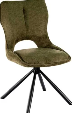 Rousseau Esszimmerstuhl Morris - 48x59.5x90cm - drehbar - er Stoff