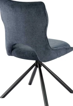 Rousseau Esszimmerstuhl Morris - 48x59.5x90cm - drehbar - er Stoff
