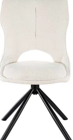 Rousseau Esszimmerstuhl Morris - 48x59.5x90cm - drehbar - Stoff