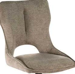 Rousseau Esszimmerstuhl Morris - 48x59.5x90cm - drehbar - heller Stoff