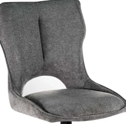 Rousseau Esszimmerstuhl Morris - 48x59.5x90cm - drehbar - dunkeler Stoff