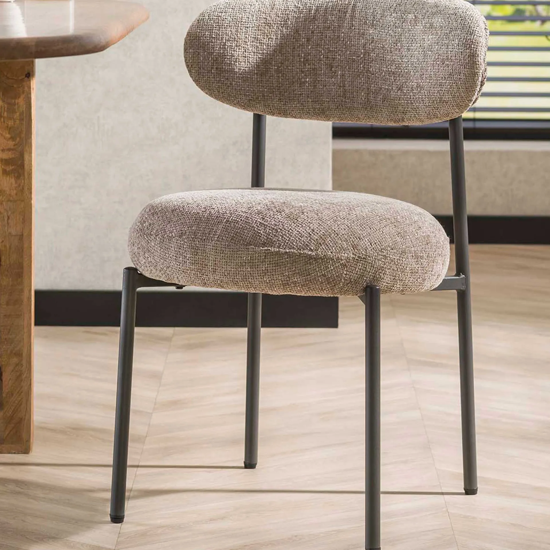 Emob Esszimmerstuhl Rondo - 52x57x81cm - Stoff