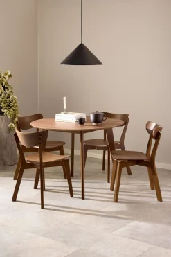 Emob Esszimmerstuhl Rover - 45x55x79,5cm - Walnussfurnier
