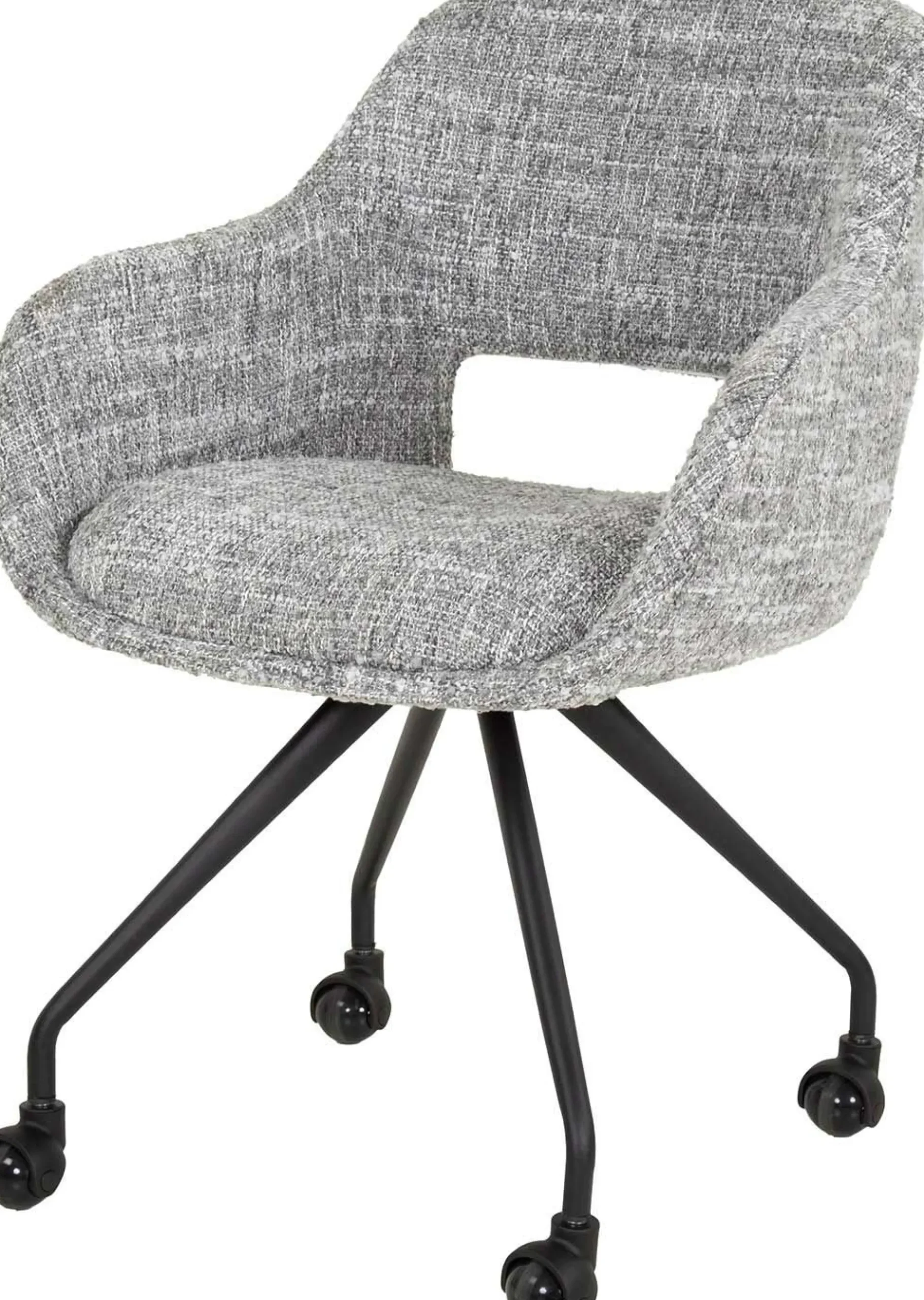 Emob Esszimmerstuhl Spring - 60x62x82cm - mit Rollen -