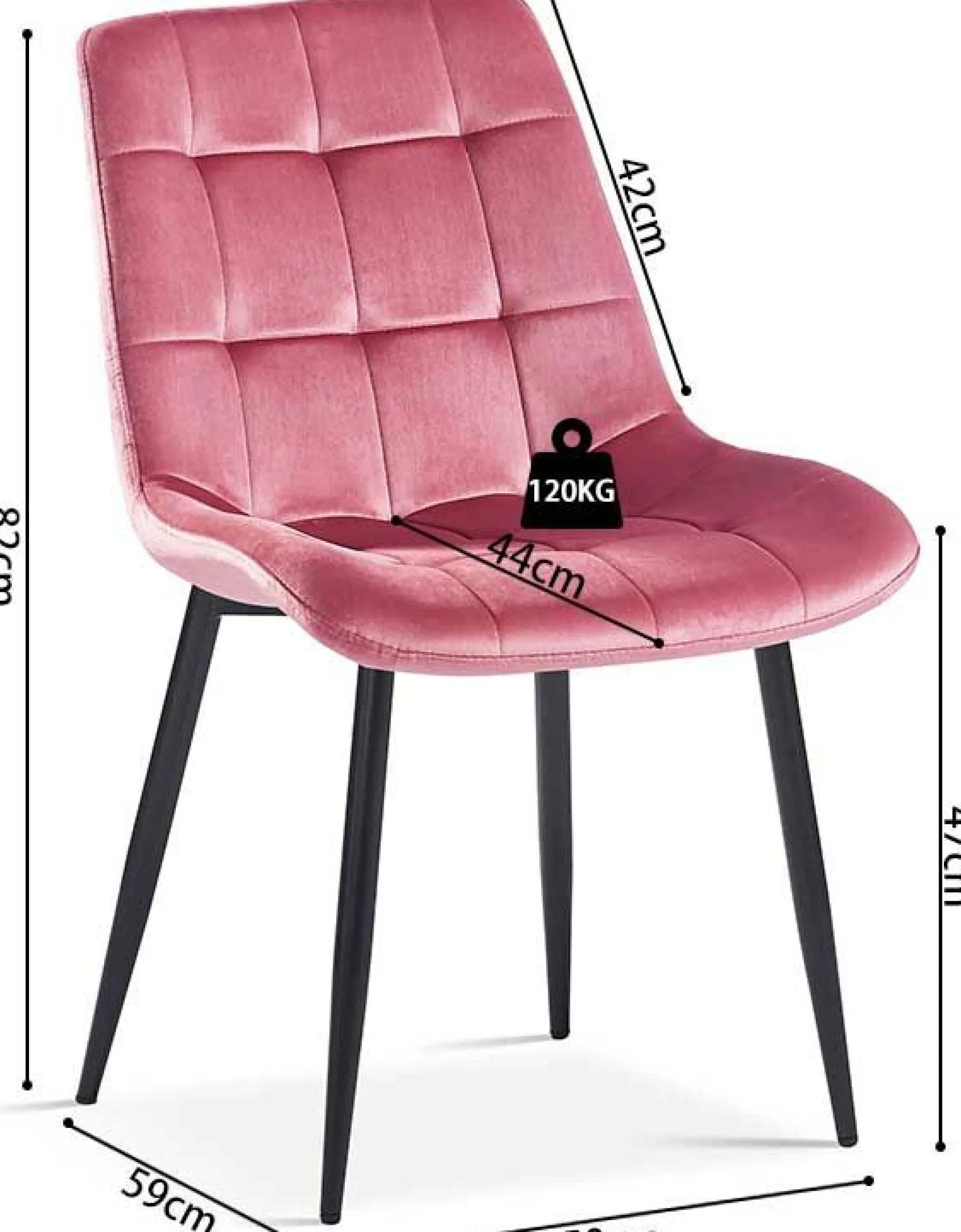 Rousseau Esszimmerstuhl Tanja Samt