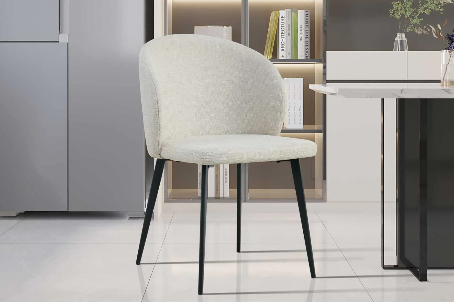 Rousseau Esszimmerstuhl Tilly - 51x55x80cm - Stoff
