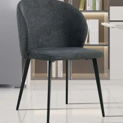 Rousseau Esszimmerstuhl Tilly - 51x55x80cm - dunkelgrauer Stoff