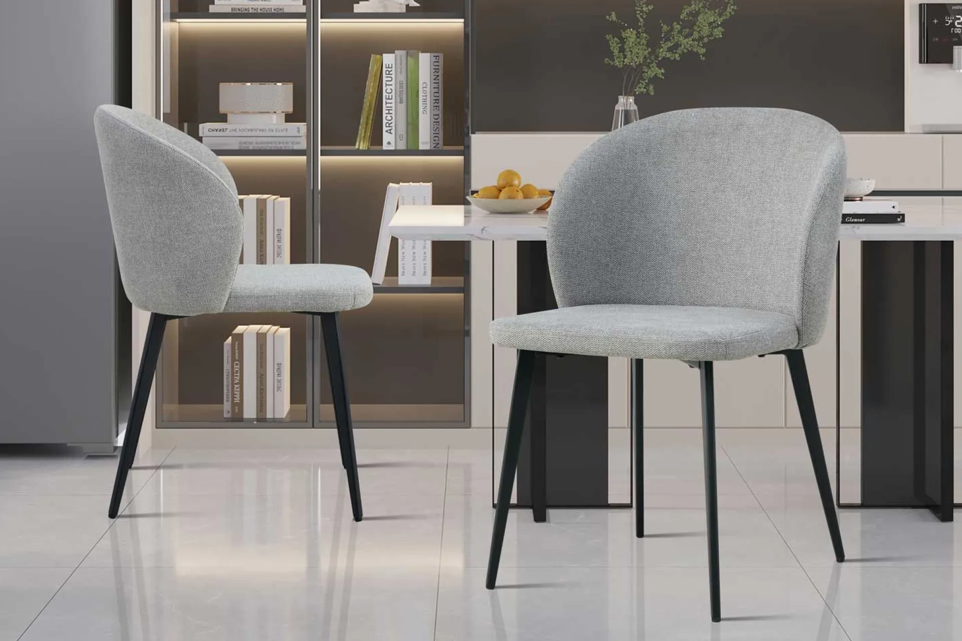 Rousseau Esszimmerstuhl Tilly - 51x55x80cm - er Stoff