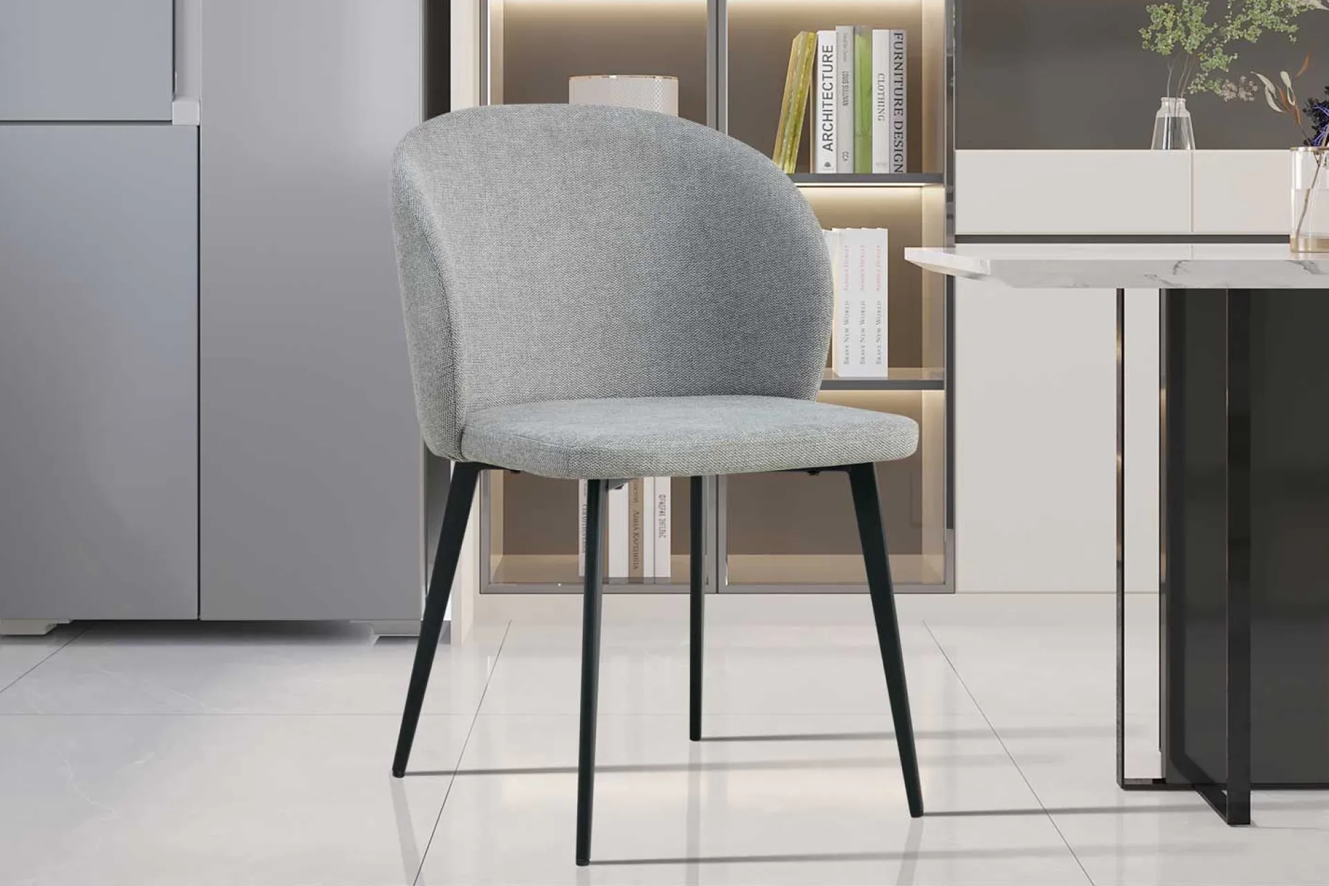 Rousseau Esszimmerstuhl Tilly - 51x55x80cm - er Stoff