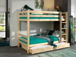 Etagenbett Claire 160cm mit Bettkasten - Kieferholz