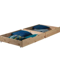 Etagenbett Claire 160cm mit 2 Schubladen - Kieferholz