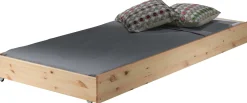 Etagenbett Claire hoch mit Bettschublade - Kieferholz