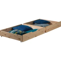 Etagenbett Claire mit Bettkästen Elise - Kieferholz