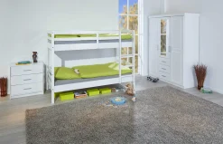 Etagenbett David 90x200 - white wash