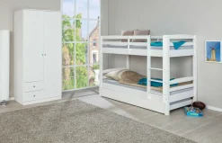 Etagenbett David 90x200 - white wash