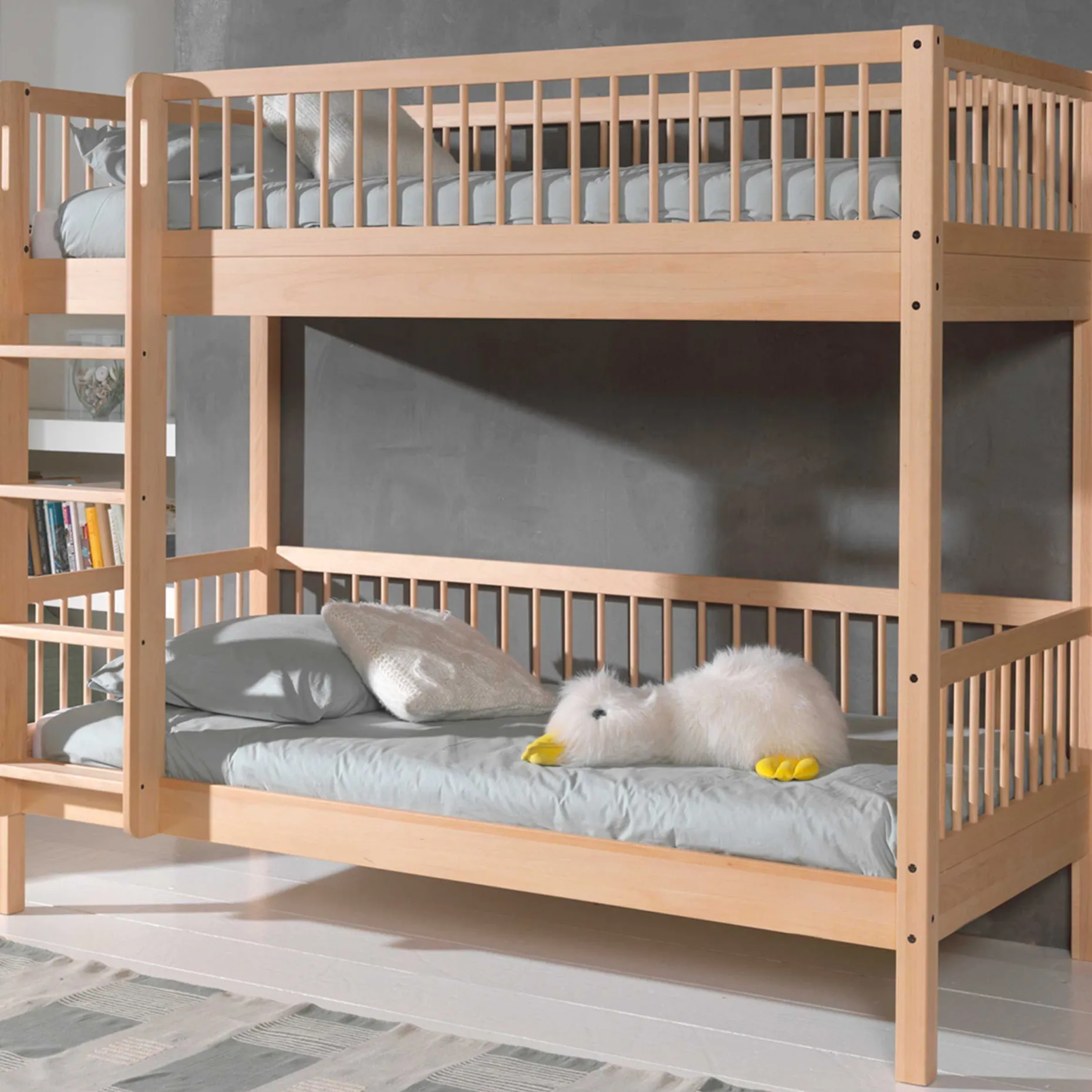 Etagenbett Forrest 90x200cm - Massivholz Buche