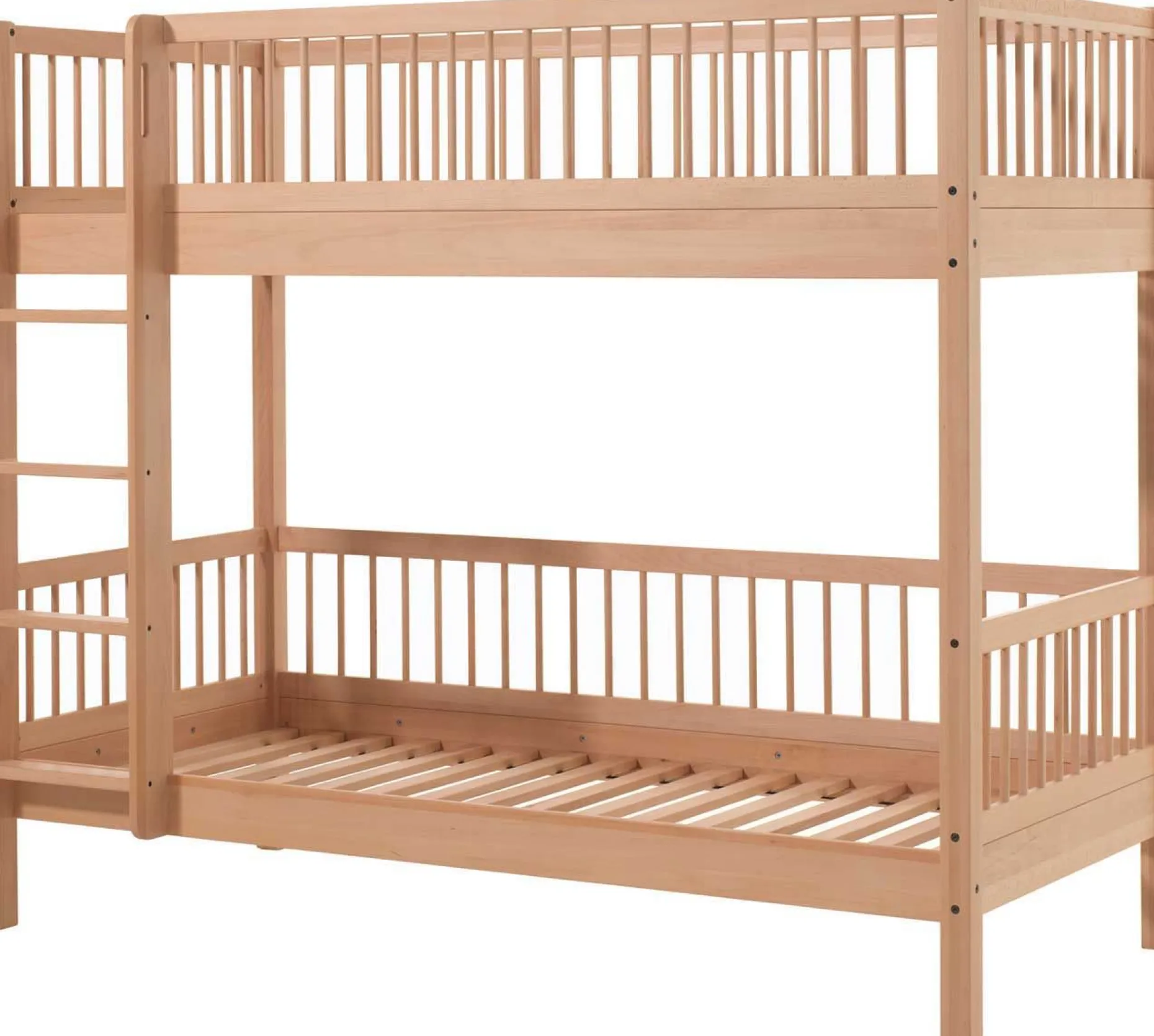 Etagenbett Forrest 90x200cm mit Bettgitter - Buche