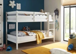 Etagenbett Maren 90x200 - mit Lattenrosten - weiß