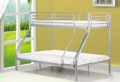 Etagenbett Nobi 3-Sitzer Metall - grau