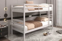 Etagenbett Roy 90x200 | teilbar | Kiefer weiß