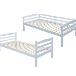Etagenbett Roy 90x200 | teilbar | Kiefer weiß