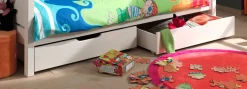 Etagenbett Scottie mit 2 Schubladen - weiß