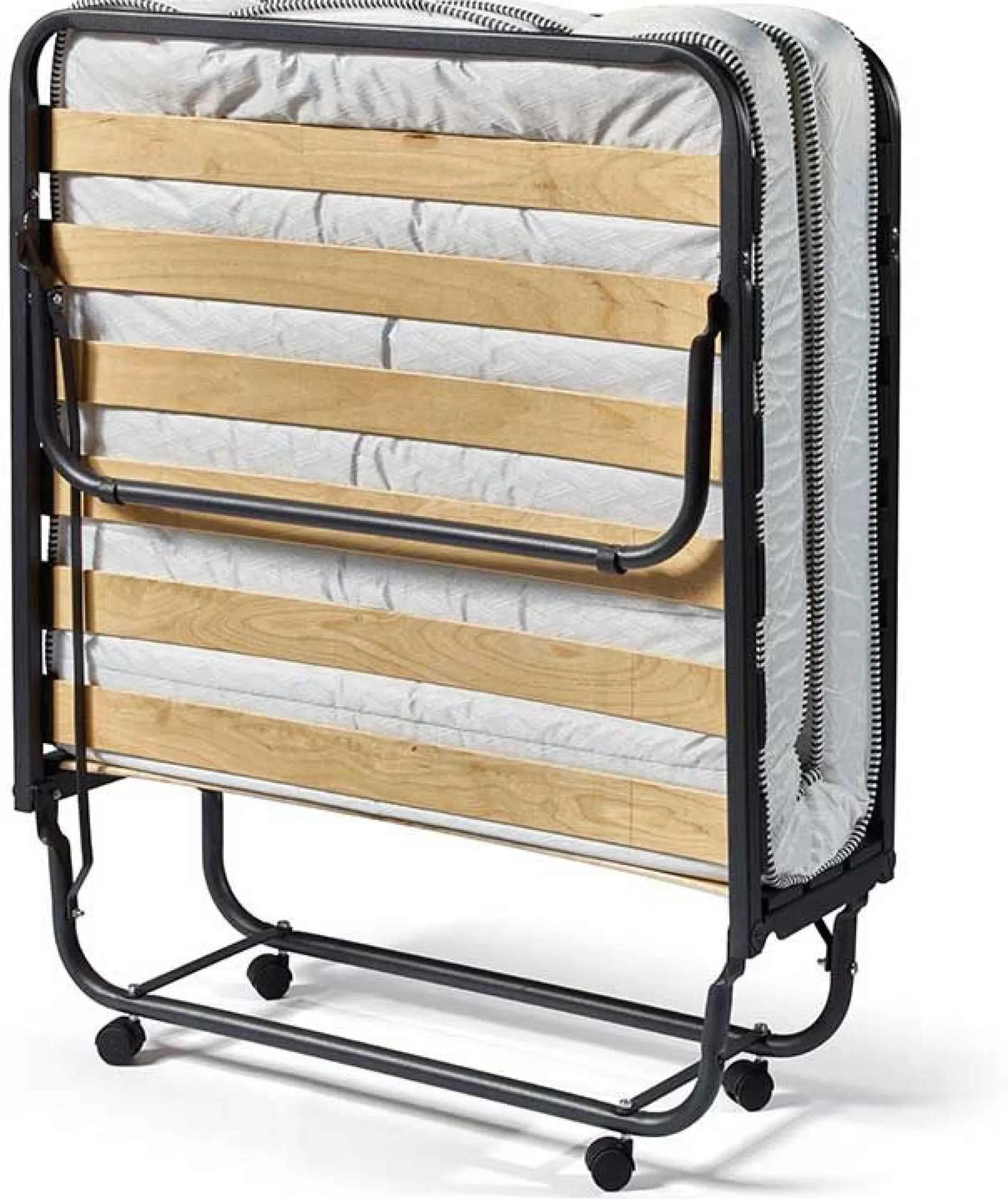 Etagenbett Xenia 90x200 cm - inklusive Matratze - schwarz