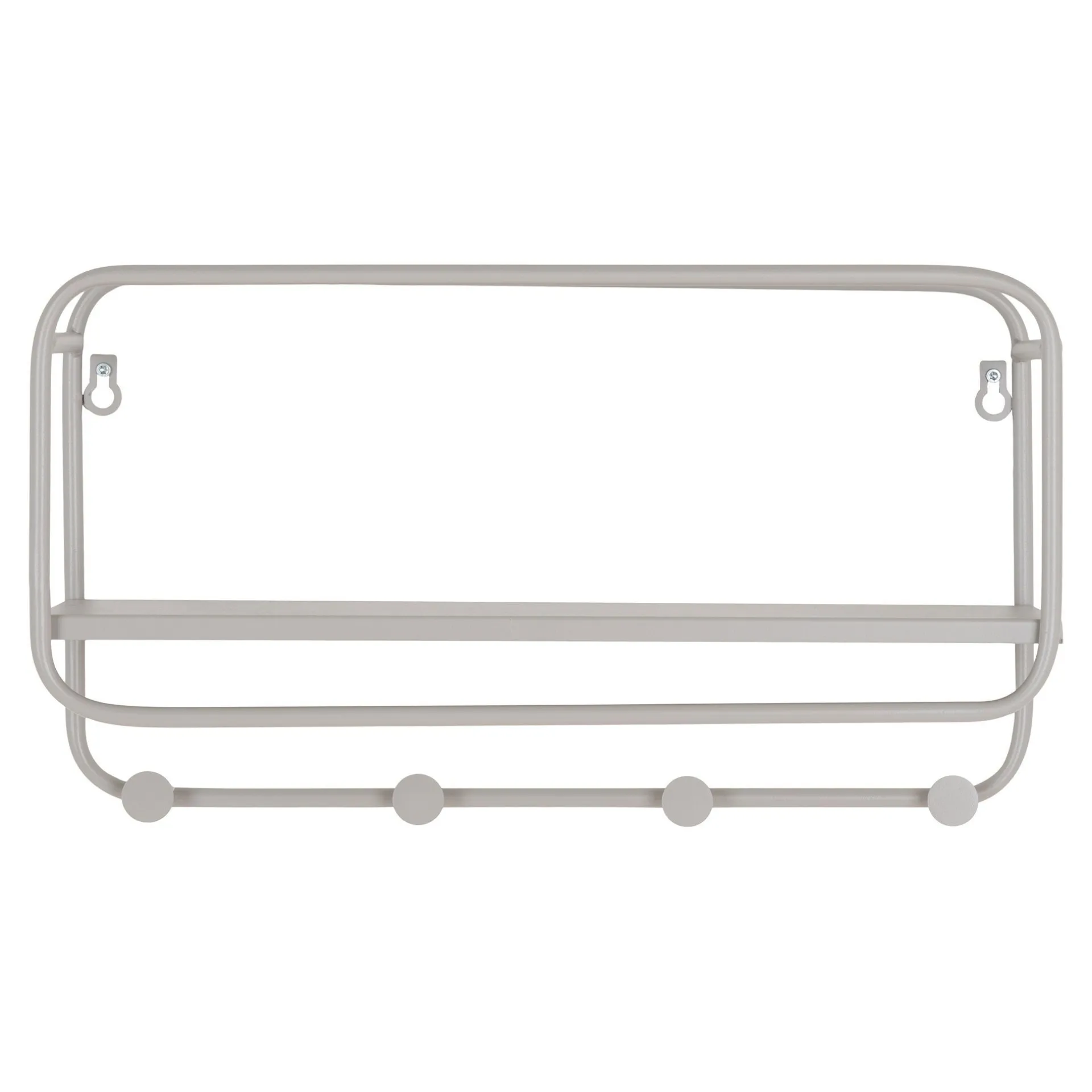 House Nordic Feira Hutablage - | Stahl, Cool Grey