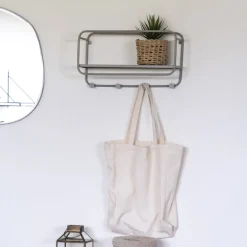 House Nordic Feira Hutablage - | Stahl, Cool Grey