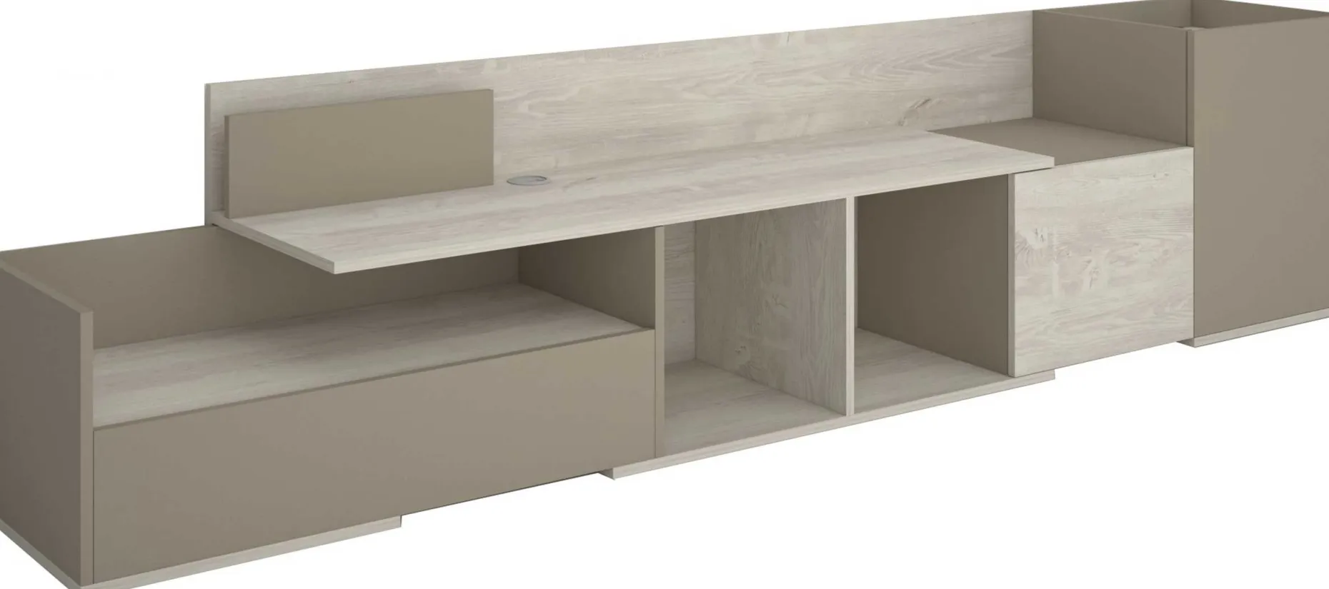 Fernsehschrank Boost 180cm - grau