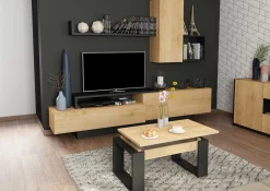 Fernsehschrank Cosmit 240cm - Eiche/anthrazit