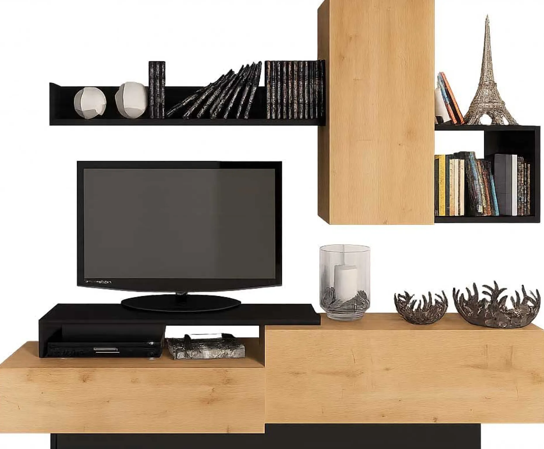 Fernsehschrank Cosmit 240cm - Eiche/anthrazit