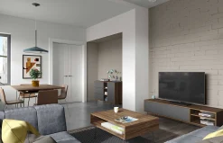 Fernsehschrank Jiro 165cm - Walnuss/Anthrazit