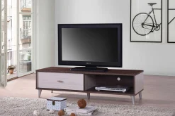 Fernsehschrank Rumbo 120cm - braun/weiß