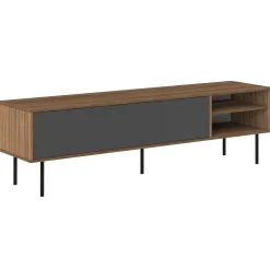 Fernsehschrank Watt 165cm - Walnuss/Grau