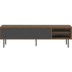 Fernsehschrank Watt 165cm - Walnuss/Grau
