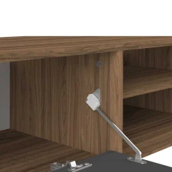 Fernsehschrank Watt 165cm - Walnuss/Grau