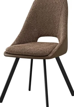 Rousseau Filou' Bouclé Sand Stuhl | PU Polsterung - 85x48x56cm