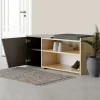 Fiona SC Schuhschrank | 100% MELAMIN | Eiche, Anthrazit