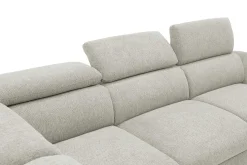 PGS Firenze Ecksofa links - mit Bettfunktion - Stoff