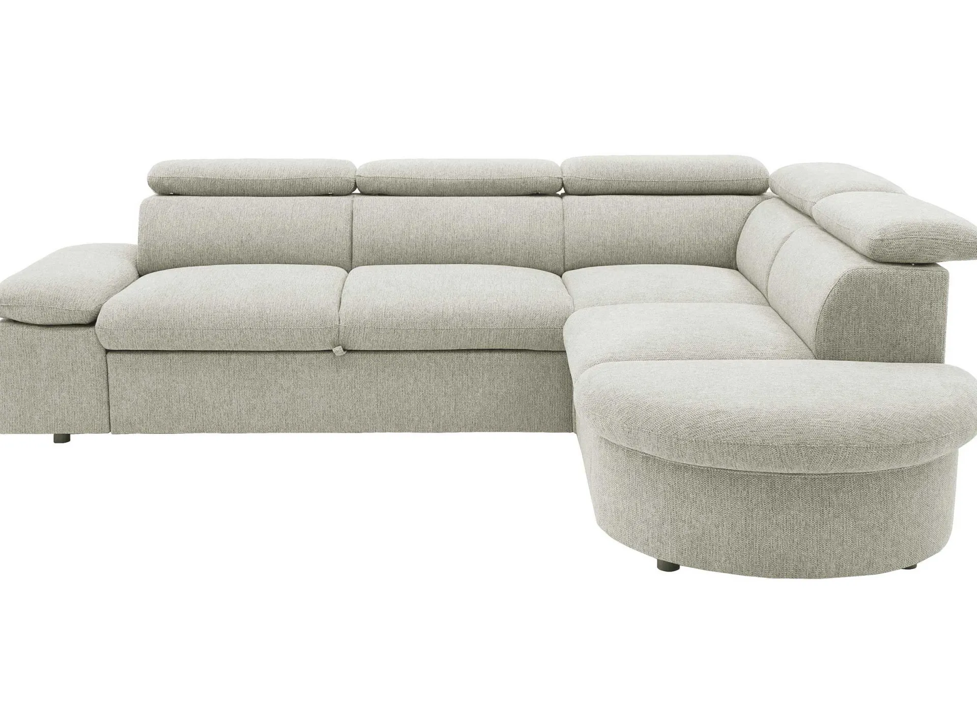 PGS Firenze Ecksofa rechts - mit Bettfunktion - Stoff