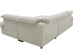 PGS Firenze Ecksofa rechts - mit Bettfunktion - Stoff